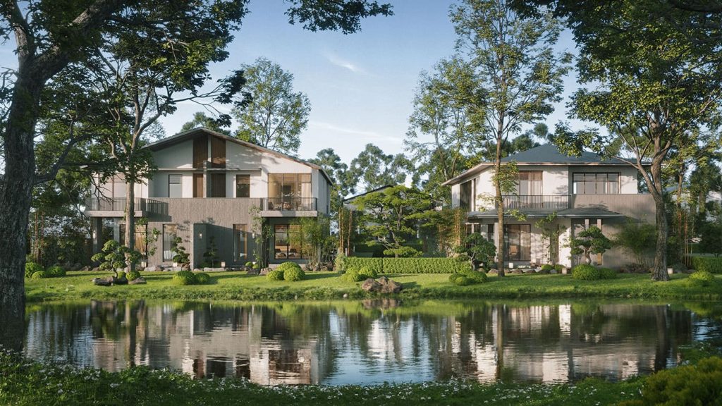 Không gian sống tiện nghi, đẳng cập tại khu biệt thự Onsen Village thuộc dự án EcoVillage Saigon River