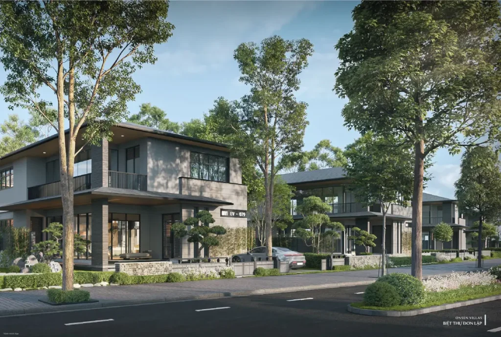 Phối cảnh biệt thự Onsen Villas